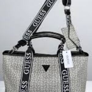 Guess Monochrome Logo Tote